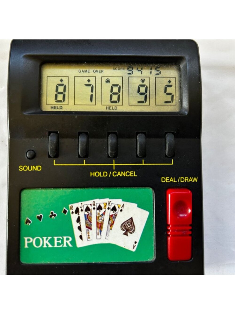 Radio Shack Hand Held Electronic Poker Game 60-2465A - Picture 2 of 6